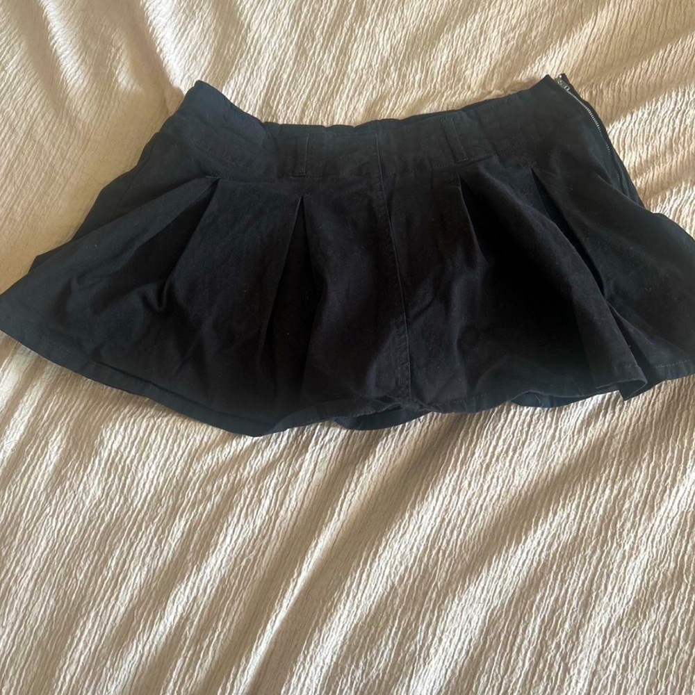 Refuge Black Skater Skirt